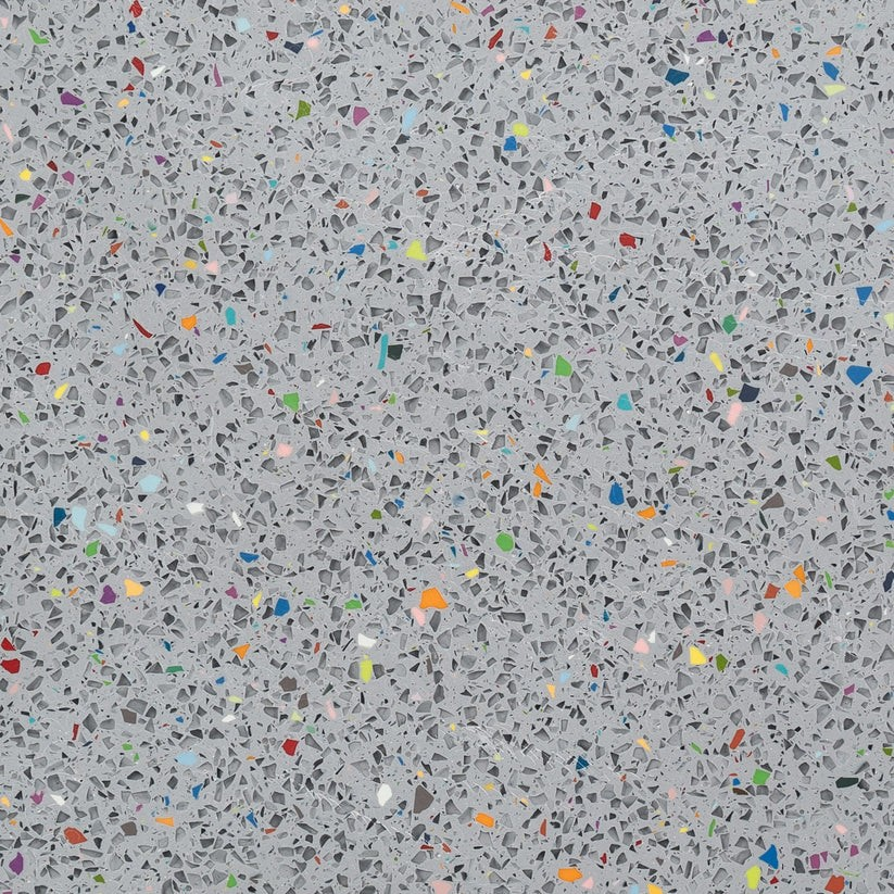 D 0040-02 Medium Grey wenig Flecken - bunt