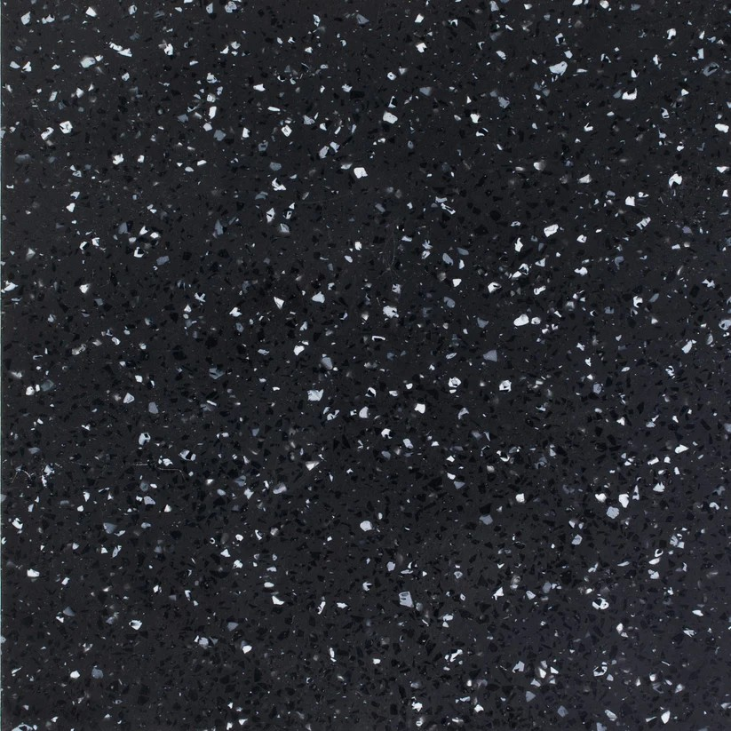D 0060-06 Black kleine Flecken - grau mix
