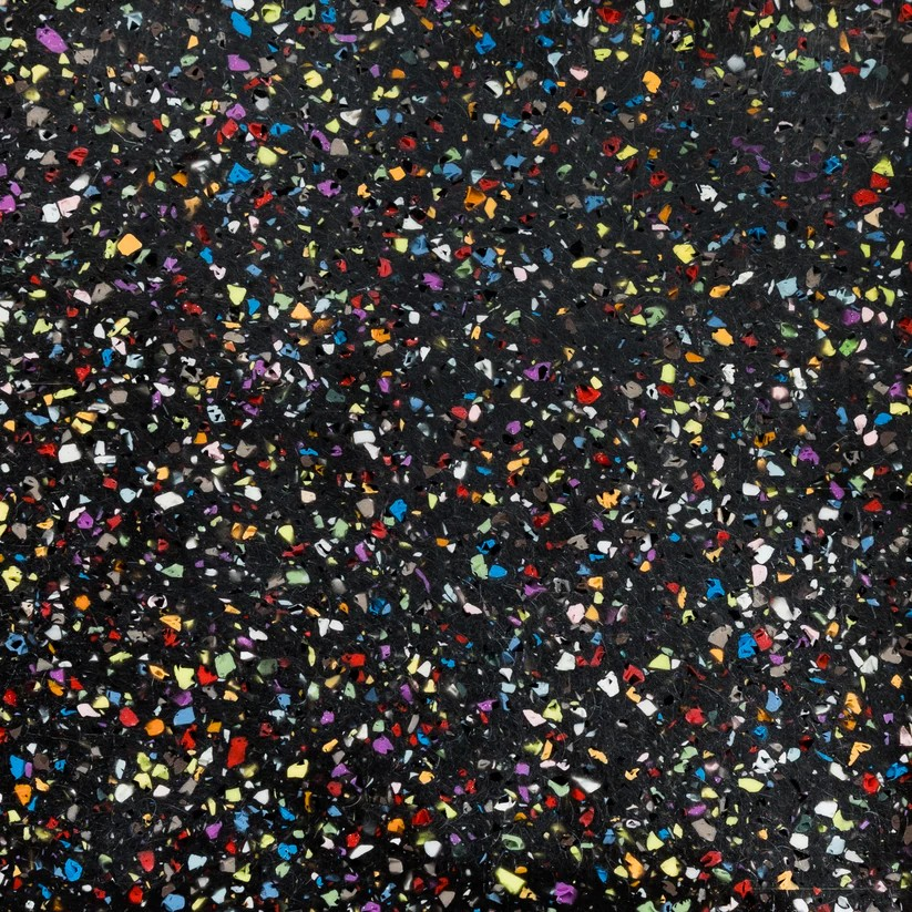 D 0060-08 Black viele Flecken - bunt