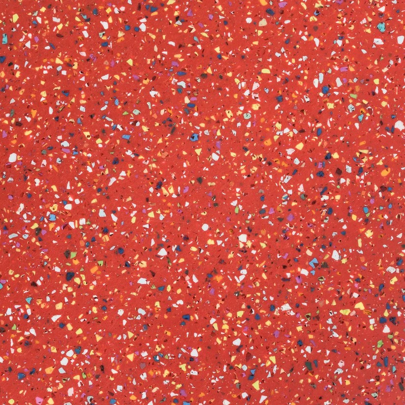 D 0070-08 Deep red viele Flecken - bunt