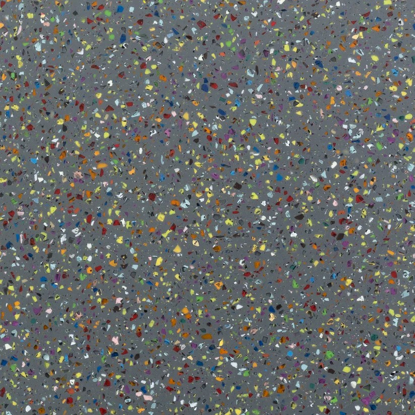 D 0440-08 Dark Grey viele Flecken - bunt