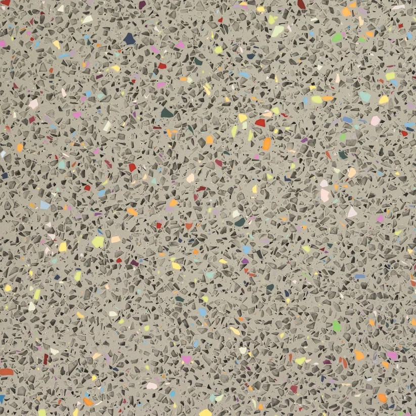 D 0520-02 light concrete grey wenig Flecken - bunt