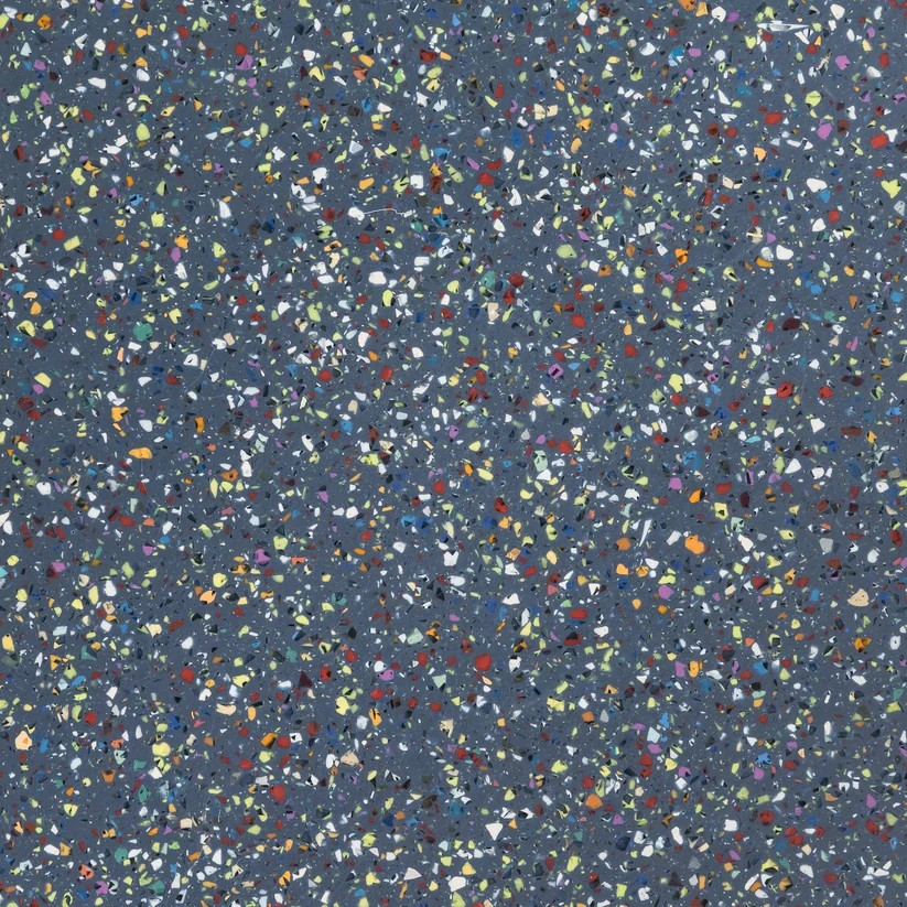D 0700-08 Dark blue viele Flecken – bunt