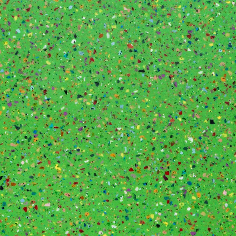 D 0800-08 Bright green viele Flecken – bunt