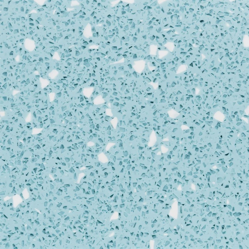 D 0850-53 Light blue Große Flecken - weiß