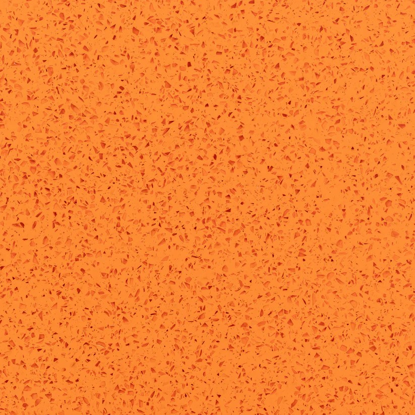 R 2008-00 Bright Red orange kleine Flecken - klar