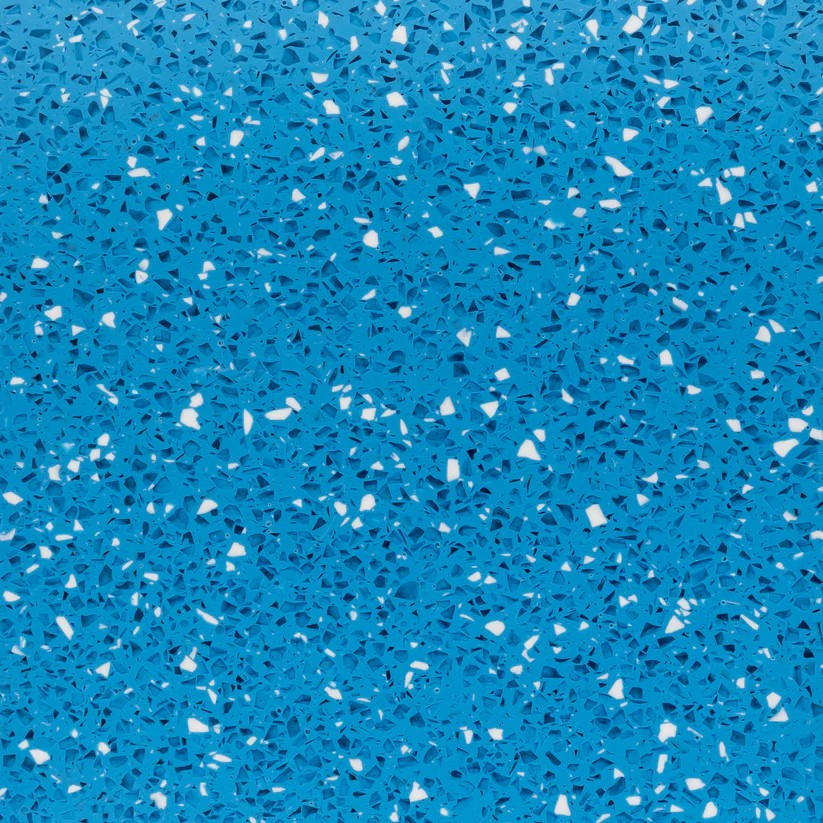 R 5015-03 Sky blue kleine Flecken – weiß