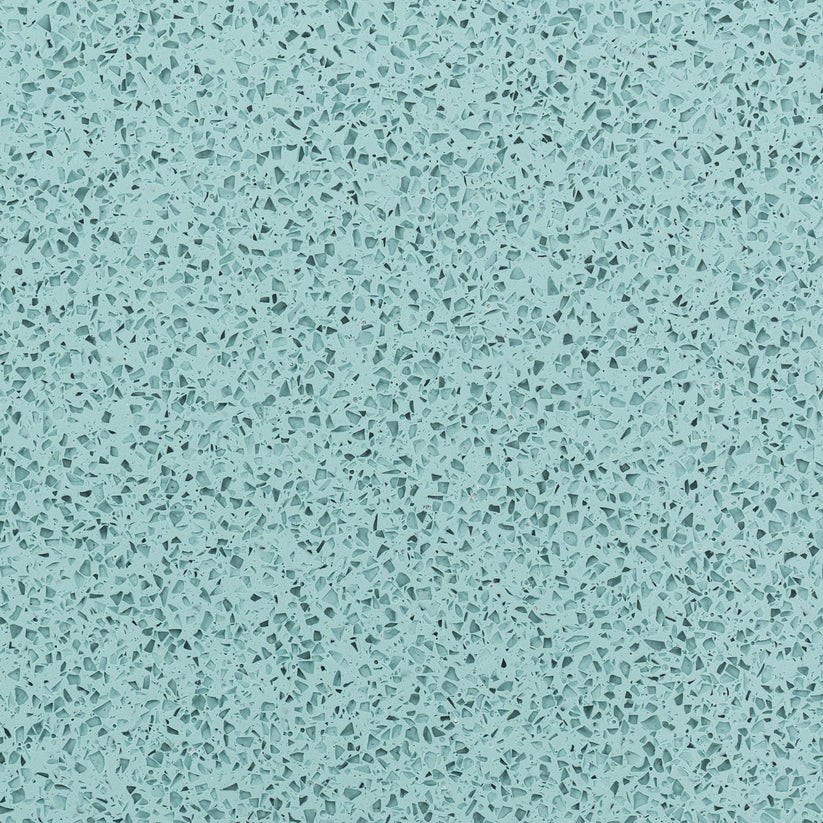 R 6034-00 Pastel Turquoise kleine Flecken - klar