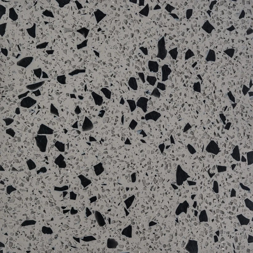 R 7030-51 Stone Grey große Flecken - schwarz