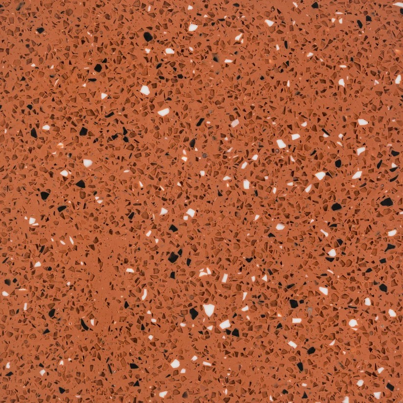 R 8004-04 Copper Brown kleine Flecken - schwarz und weiß